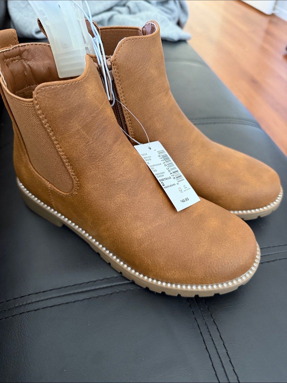 The Children's Place Tan Chelsea Boots for Kids